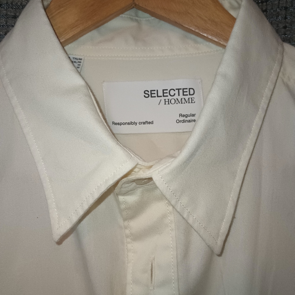 Selected Homme Ivory Dress Shirt